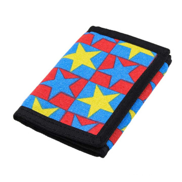 Fashion custom printing stars wallets for kids